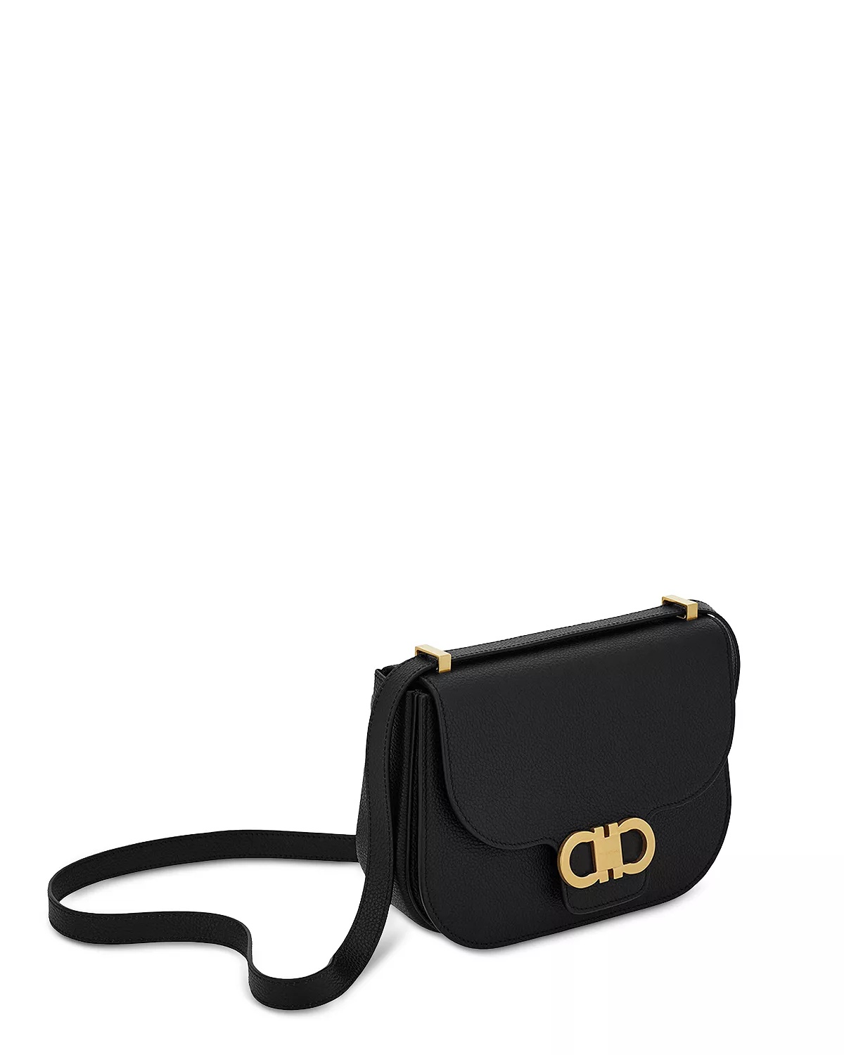 Double Gancini Crossbody Bag - 7