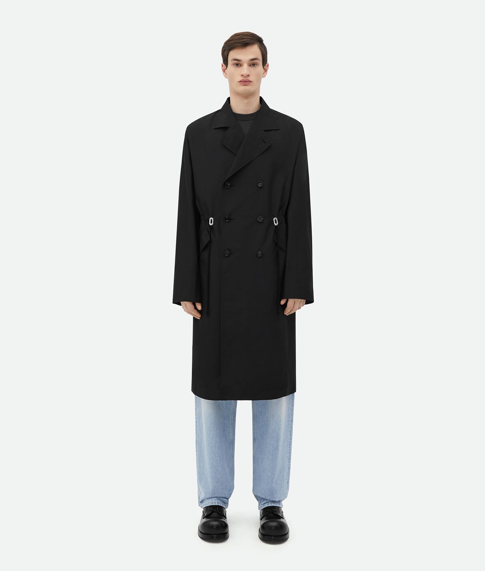Technical Nylon Packable Trench Coat - 1