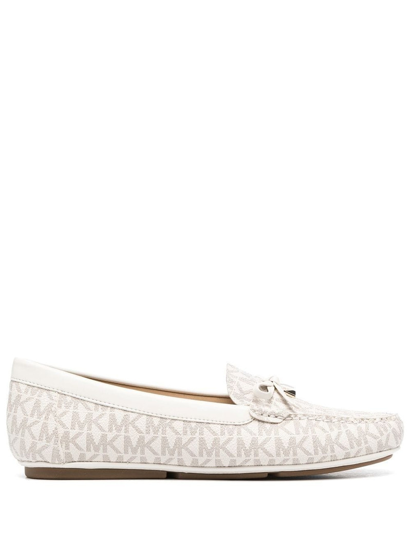 Juliette monogram-jacquard moccasins 1