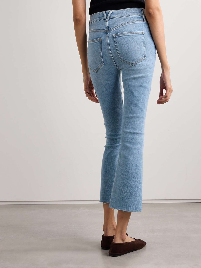 Carolina cropped high-rise flared jeans 4