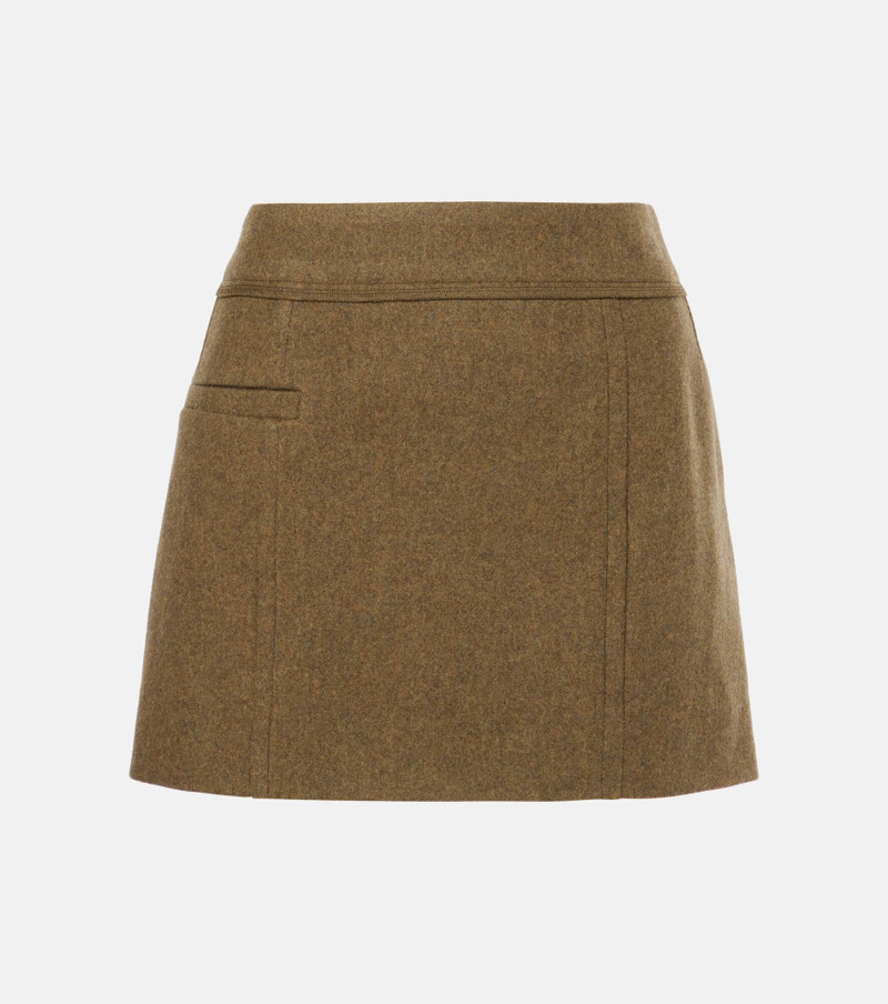 merino wool mini skirt 1