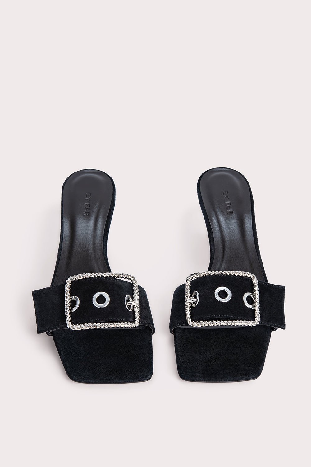 Davina Black Suede Leather - 8