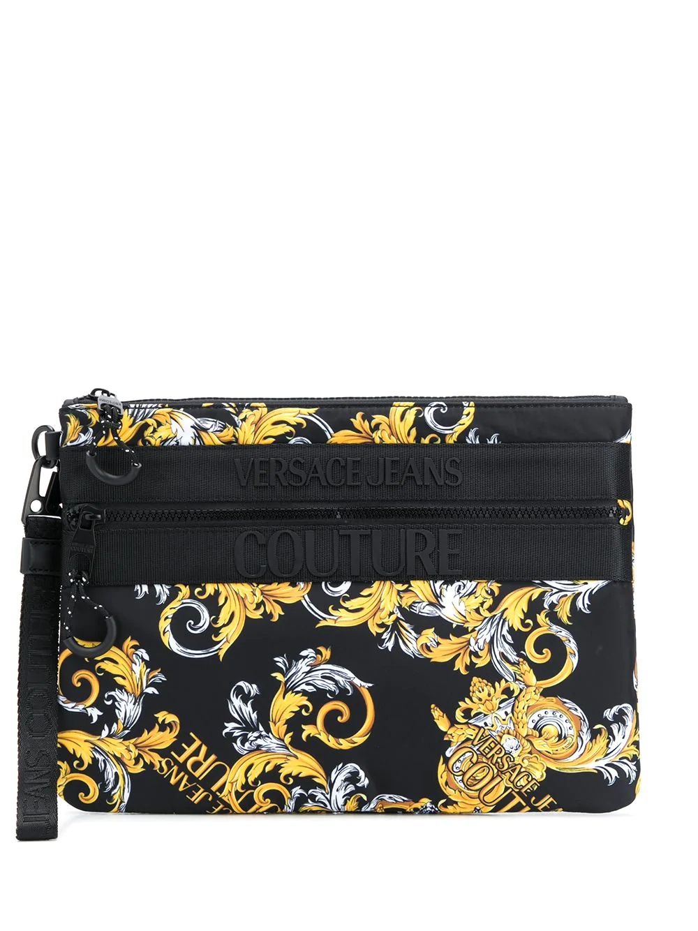 Barocco-print clutch - 1