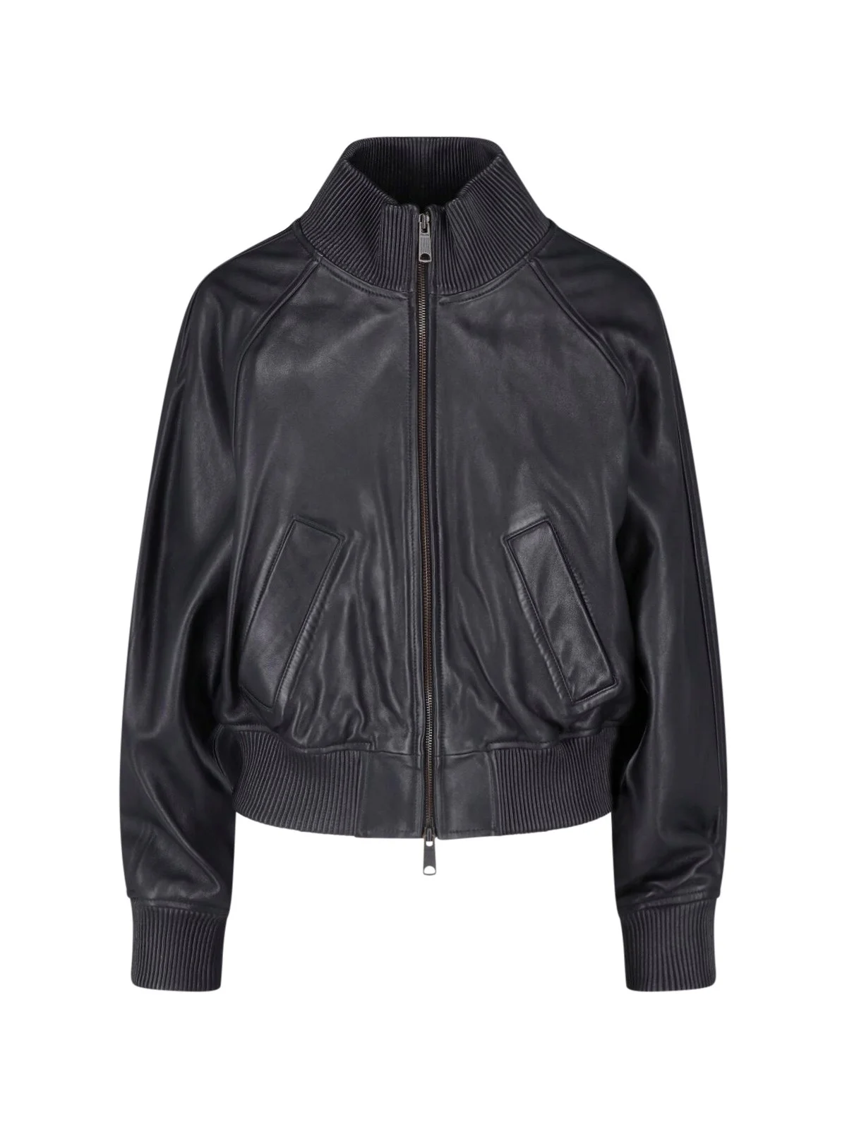 SHEEP LEATHER BOMBER JACKET - 1