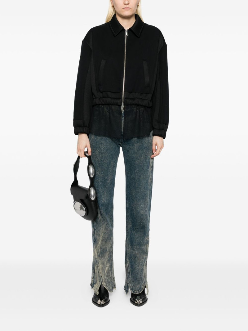 UNDERCOVER elastic-waist zip-front jacket outlook