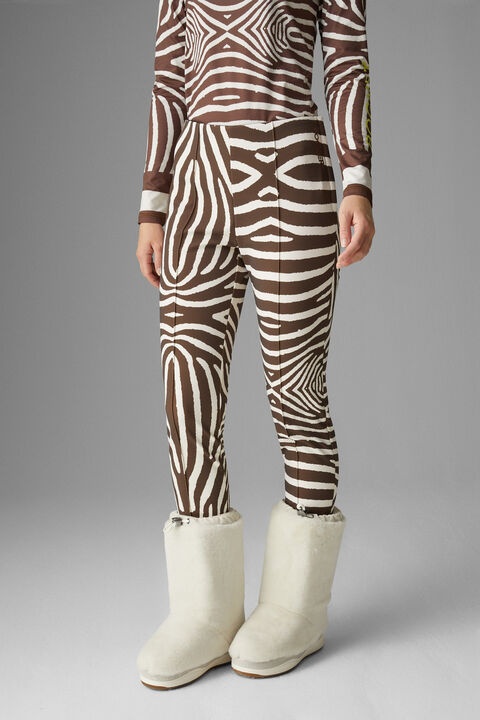 Elaine Stirrup pants in Brown/Off-white - 2