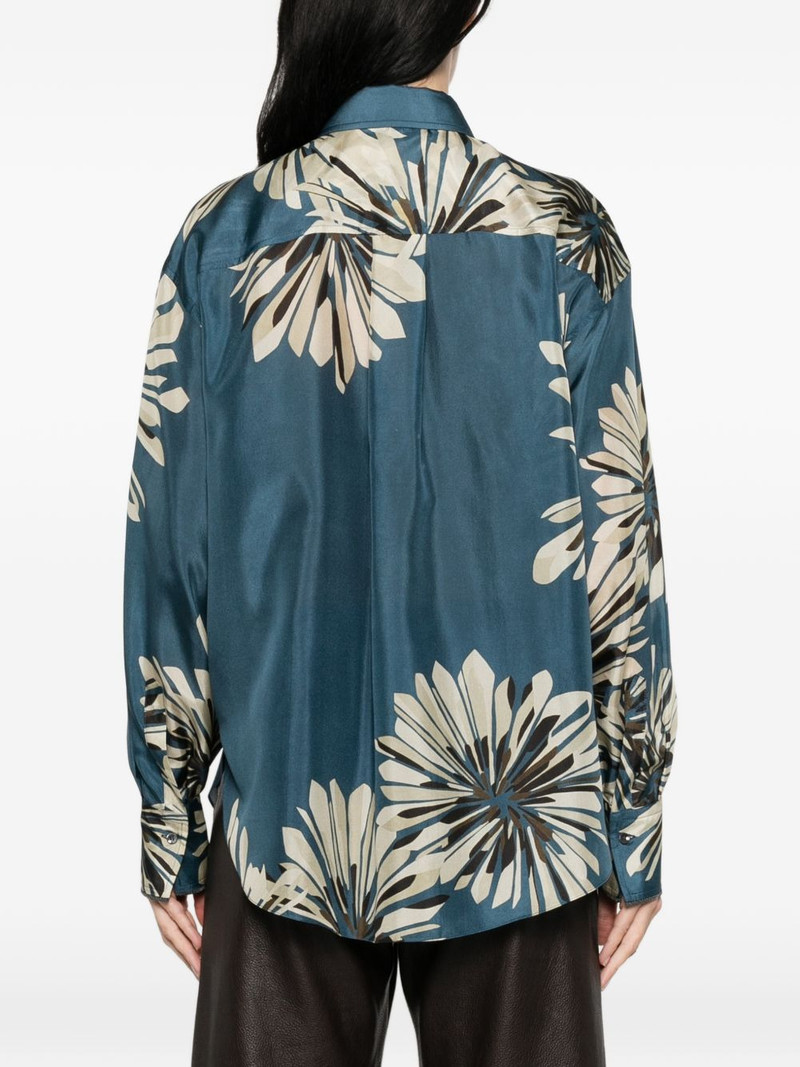 floral-print buttoned shirt 4