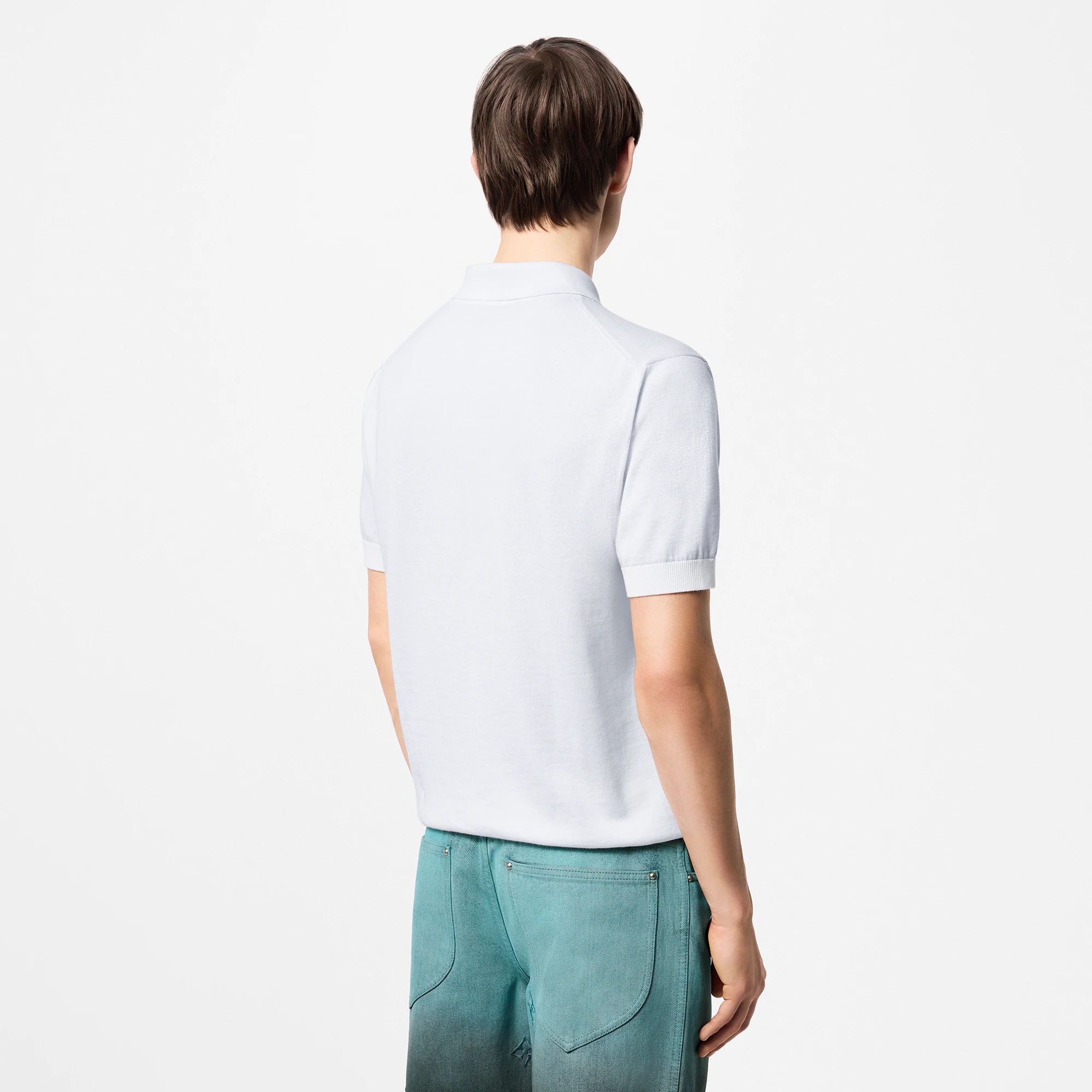 Cashmere And Cotton Blend Short-Sleeved Polo - 5