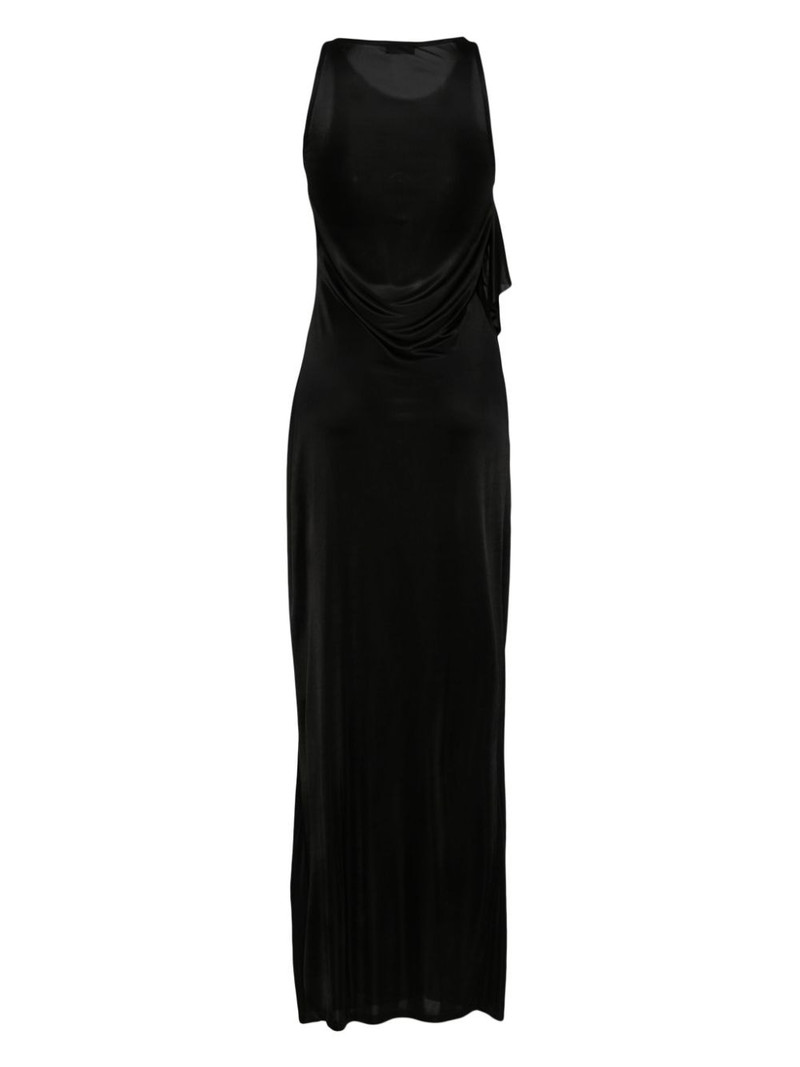 ATLEIN single-sleeve ruched gown outlook