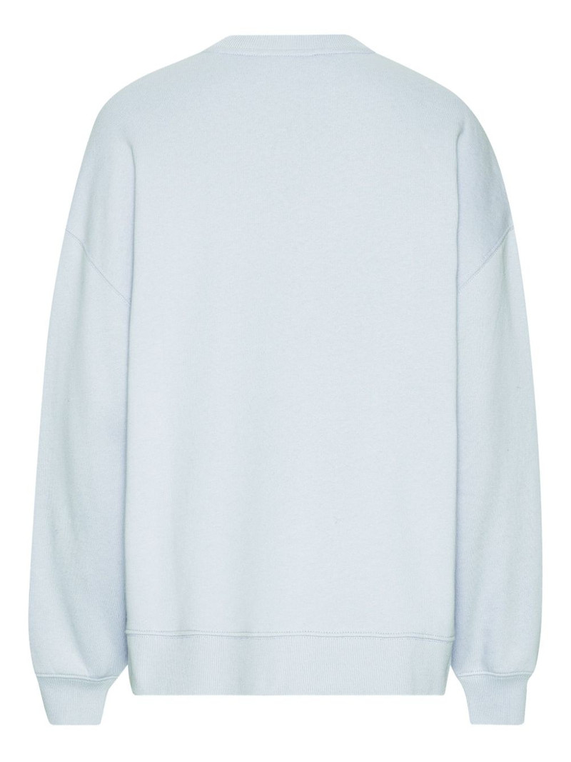 embroidered-logo sweatshirt 6