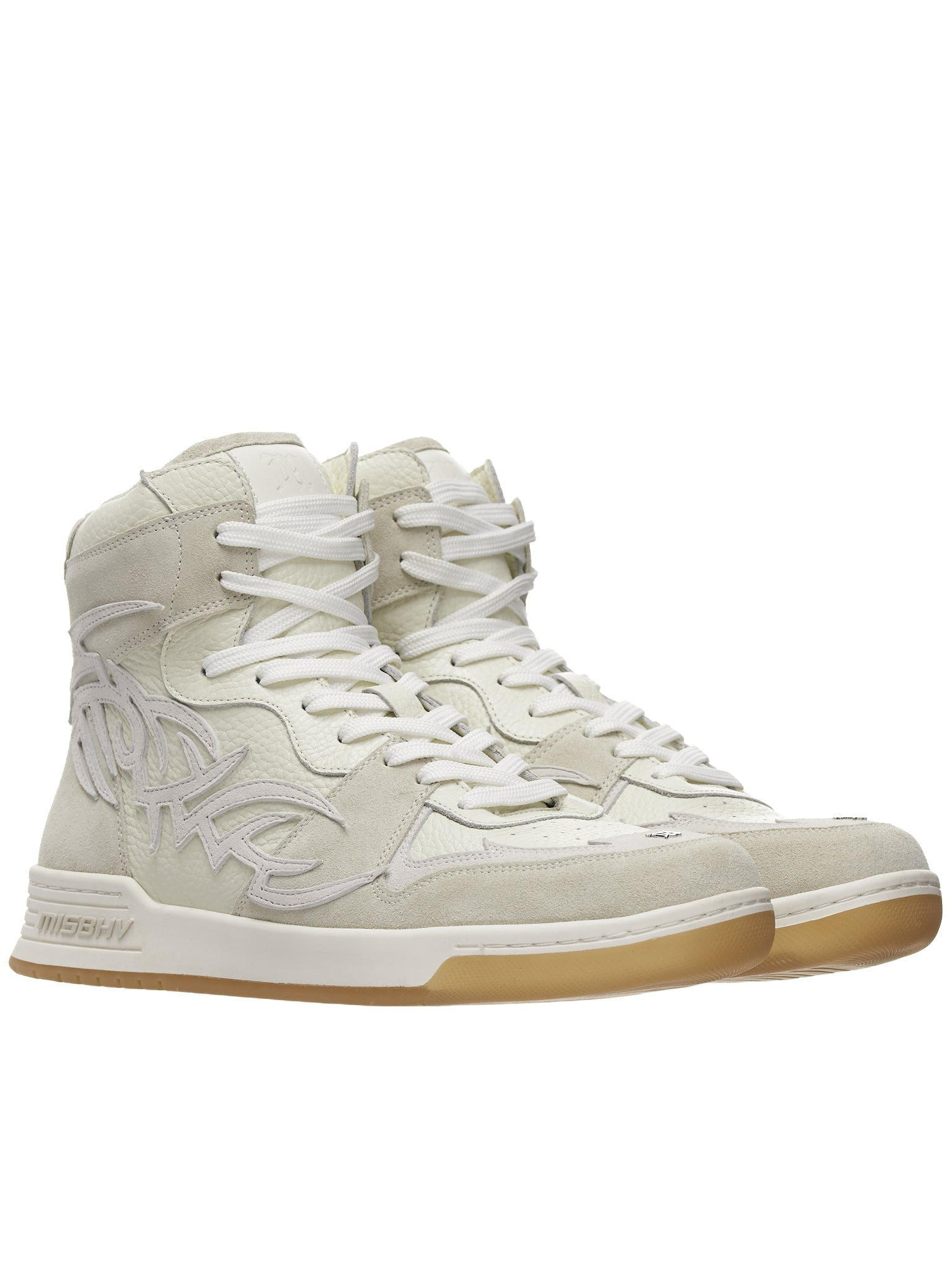 Suede High Top Sneakers - 2