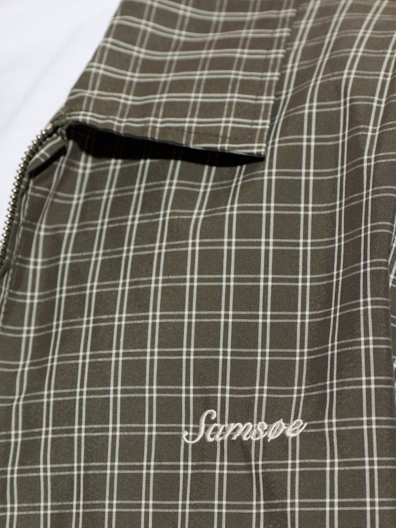 Sabeck plaid-pattern zip-fastening jacket 5