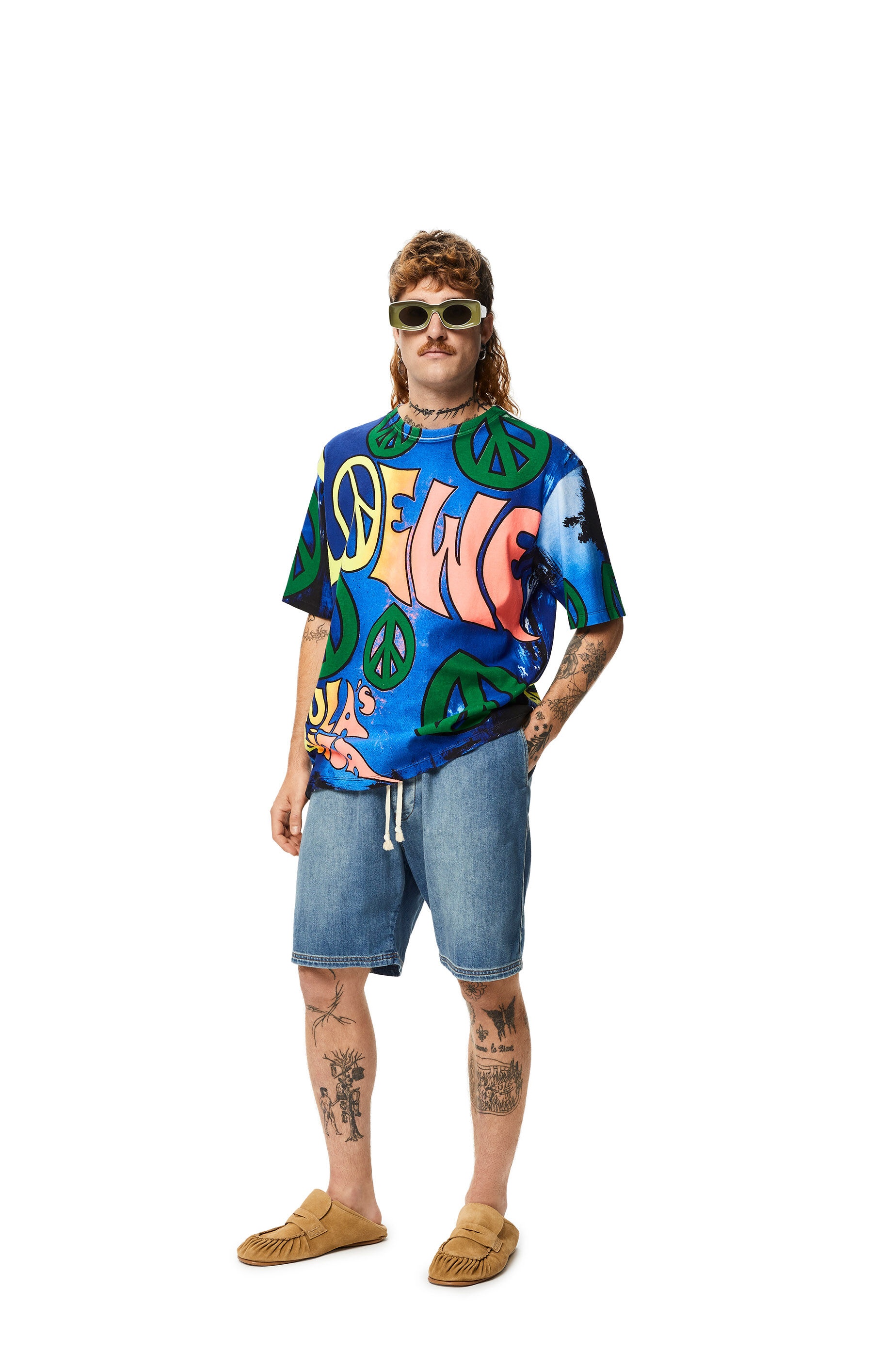 Paula's peace print T-shirt in cotton - 2