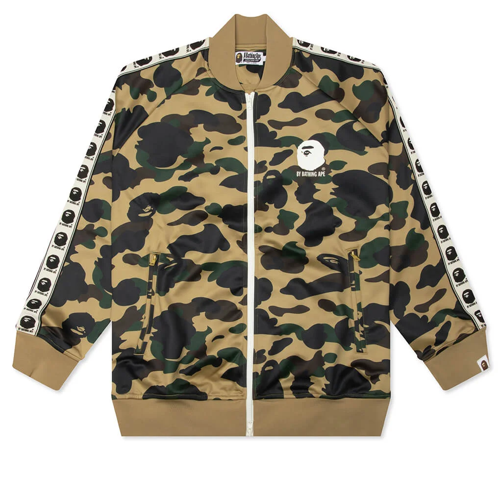 1ST CAMO RELAXED FIT TRACK JACKET - YELLOW - 1