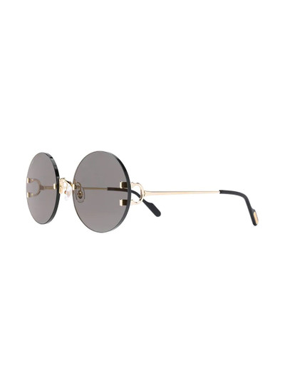 Cartier C Décor round-frame sunglasses outlook