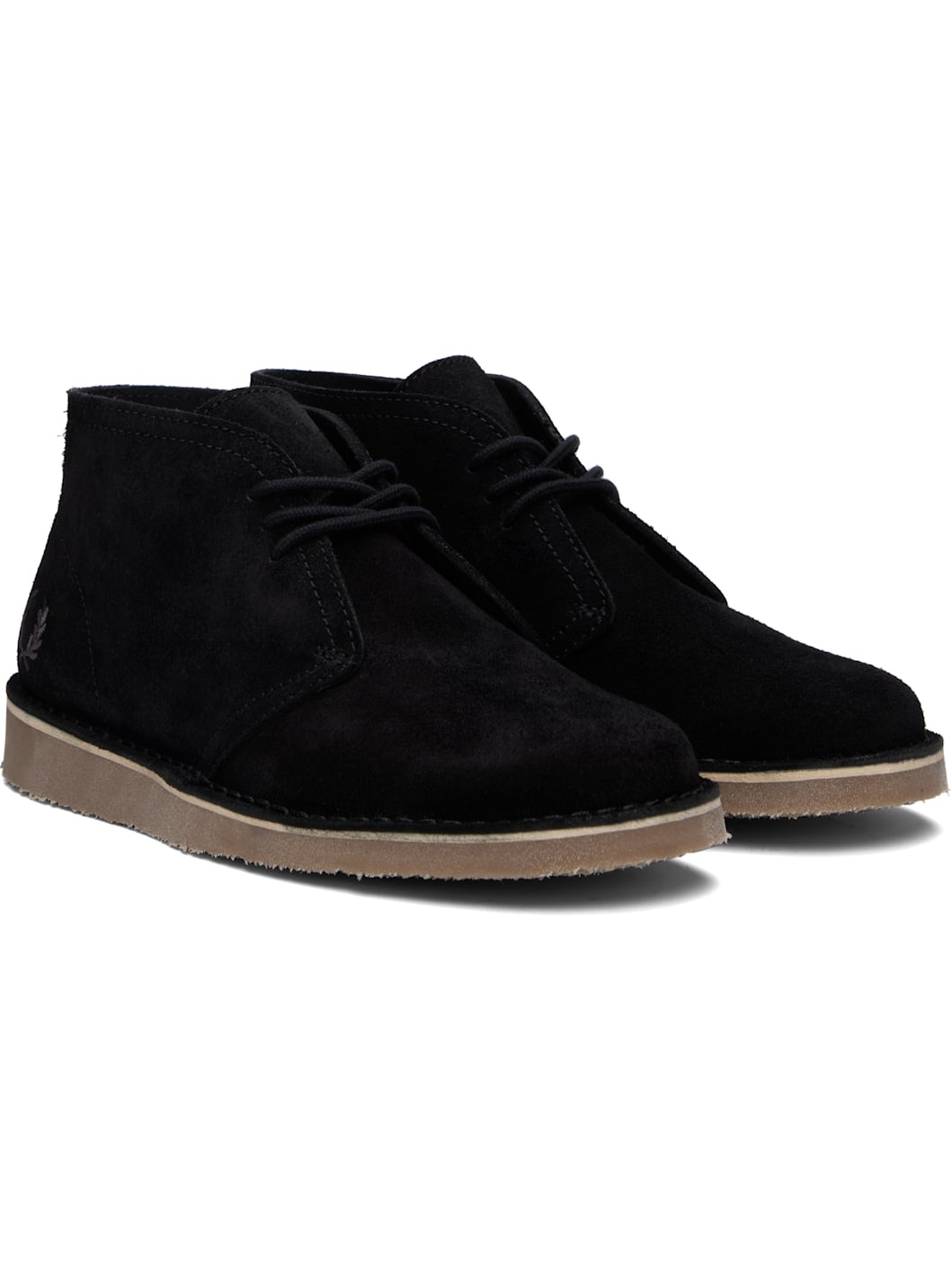 Black Hawley Suede Desert Boots - 4