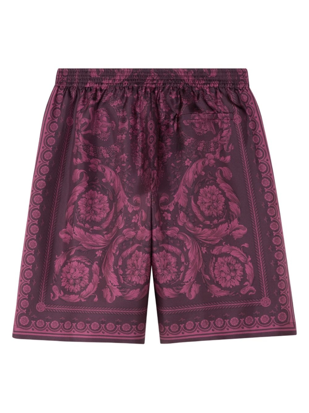 Barocco silk shorts - 2