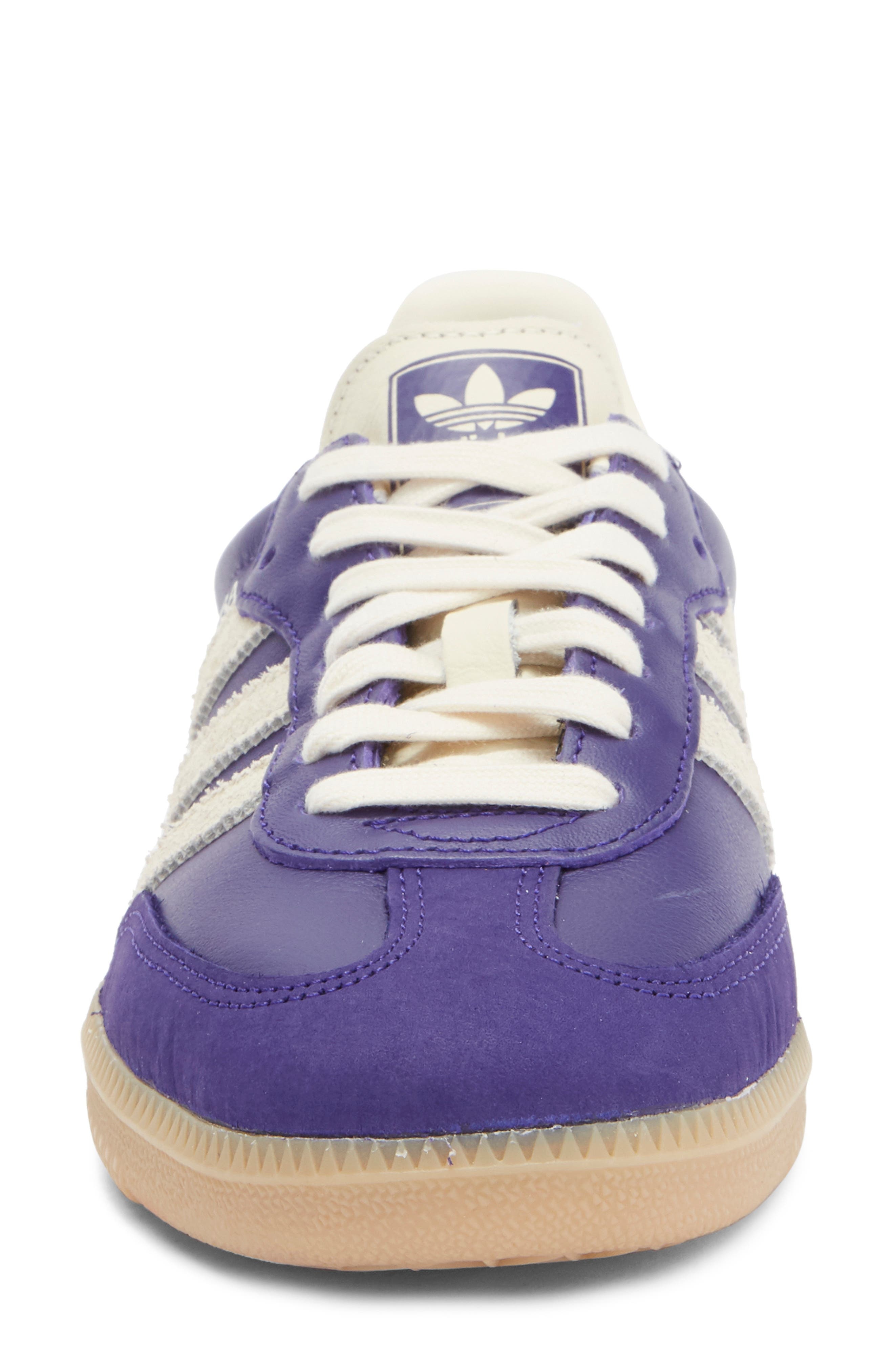 adidas Samba OG Sneaker in Cpurpl/cre at Nordstrom - 4