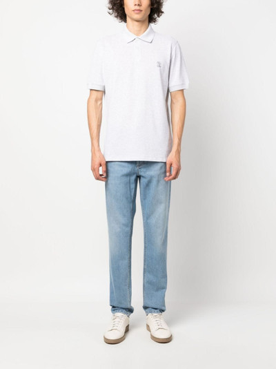 Brunello Cucinelli mid-rise straight-leg jeans outlook