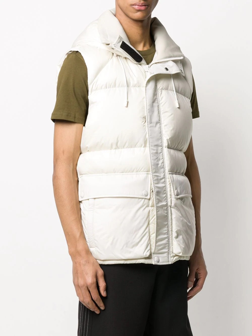 quilted down gilet - 3