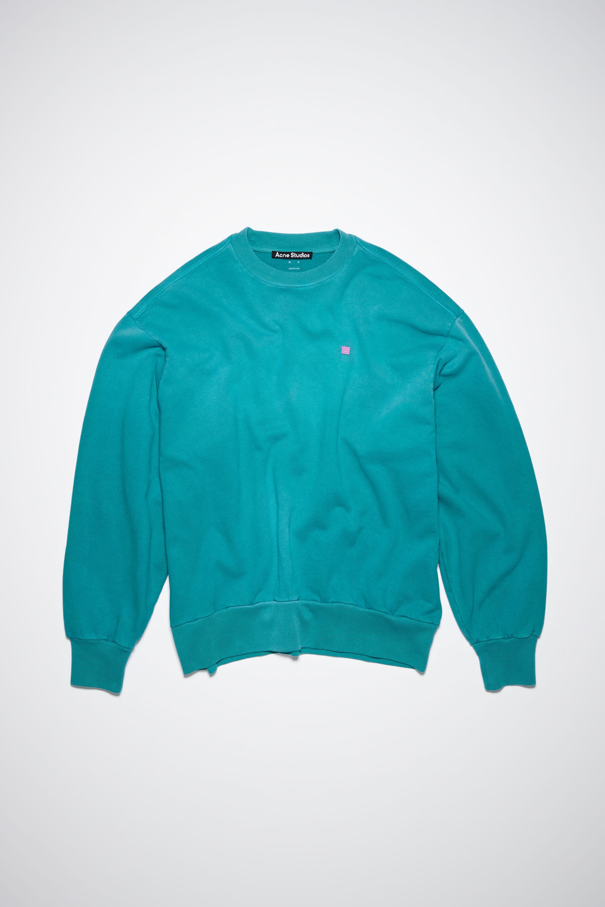 Crew neck sweater - Relaxed fit - Sea green - 6