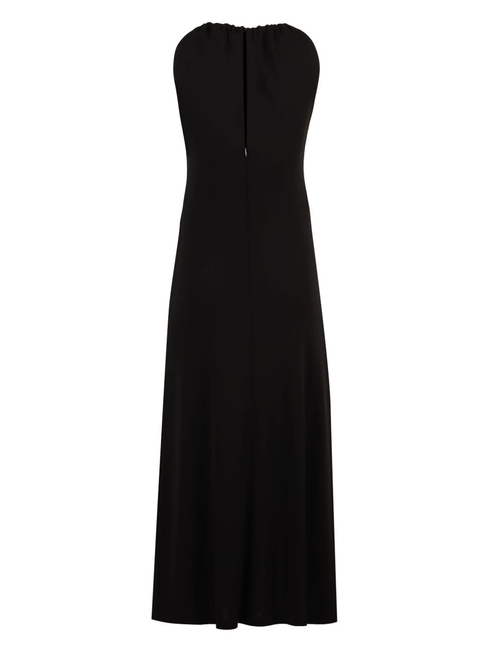 lace-appliquÃ© halterneck midi dress - 2