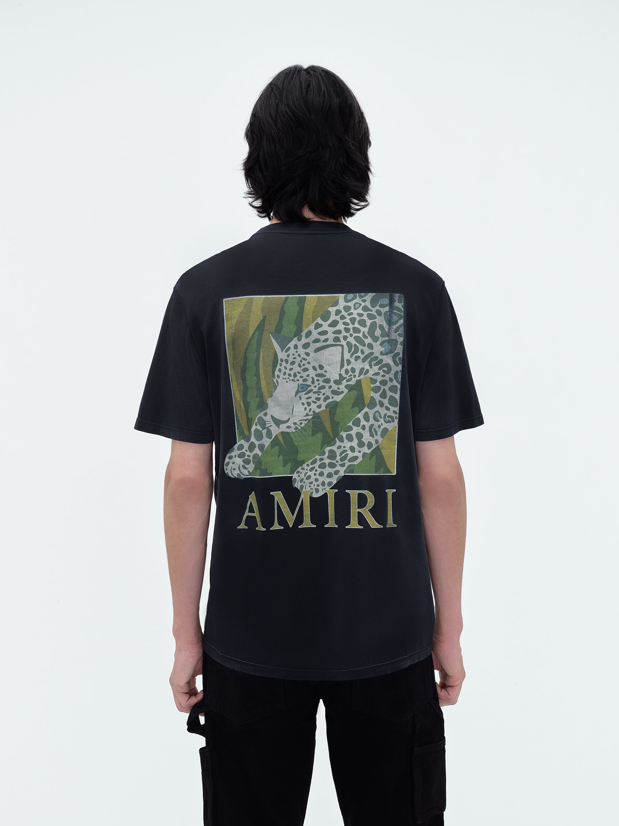 【AMIRI】LEOPARD T-SHIRT Amiri Leopard T-Shirt in Black for Men | Lyst Canada