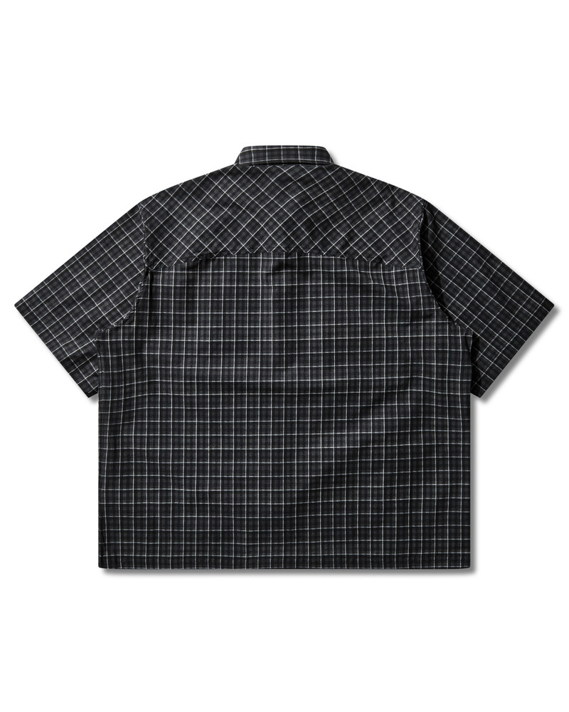 Aair Floweave Printed Check Short Sleeve Shirt 10