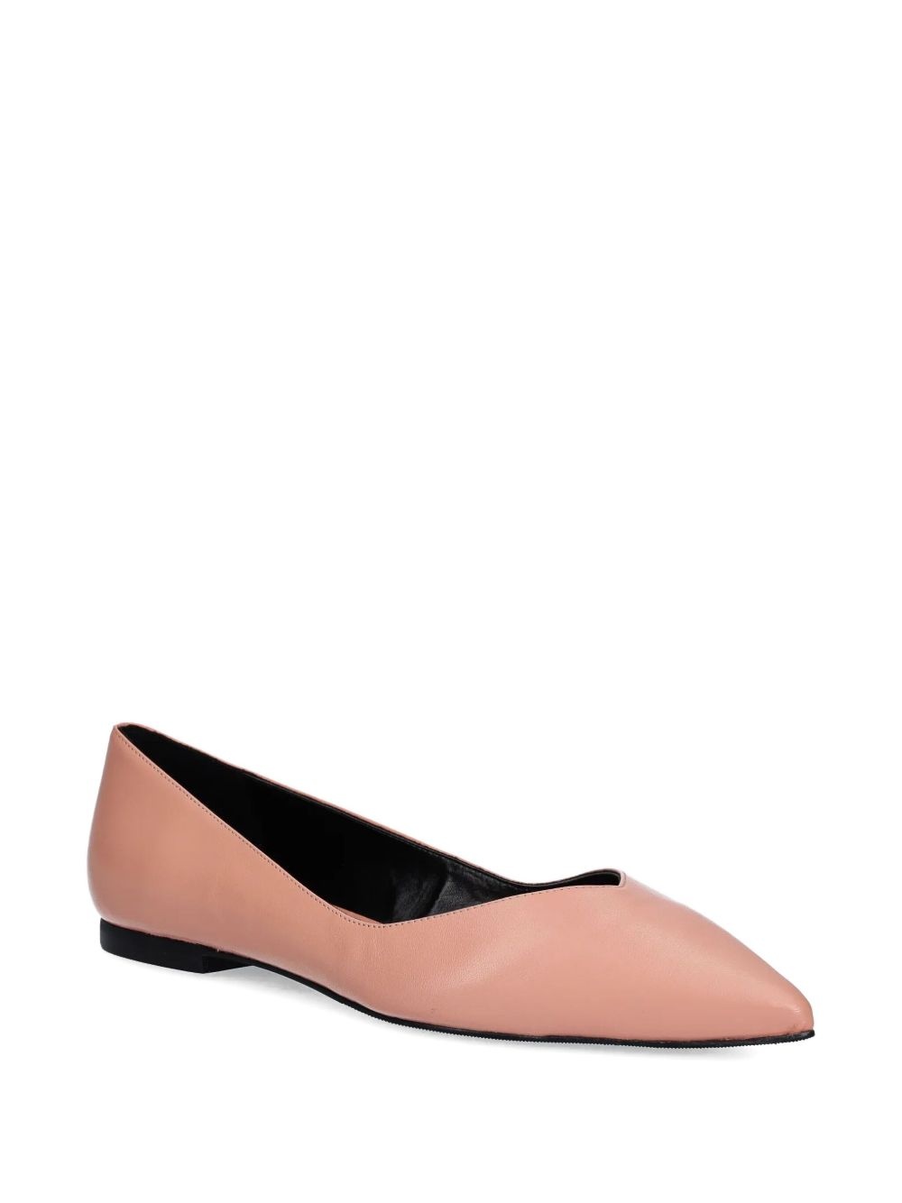 leather ballerina shoes - 2