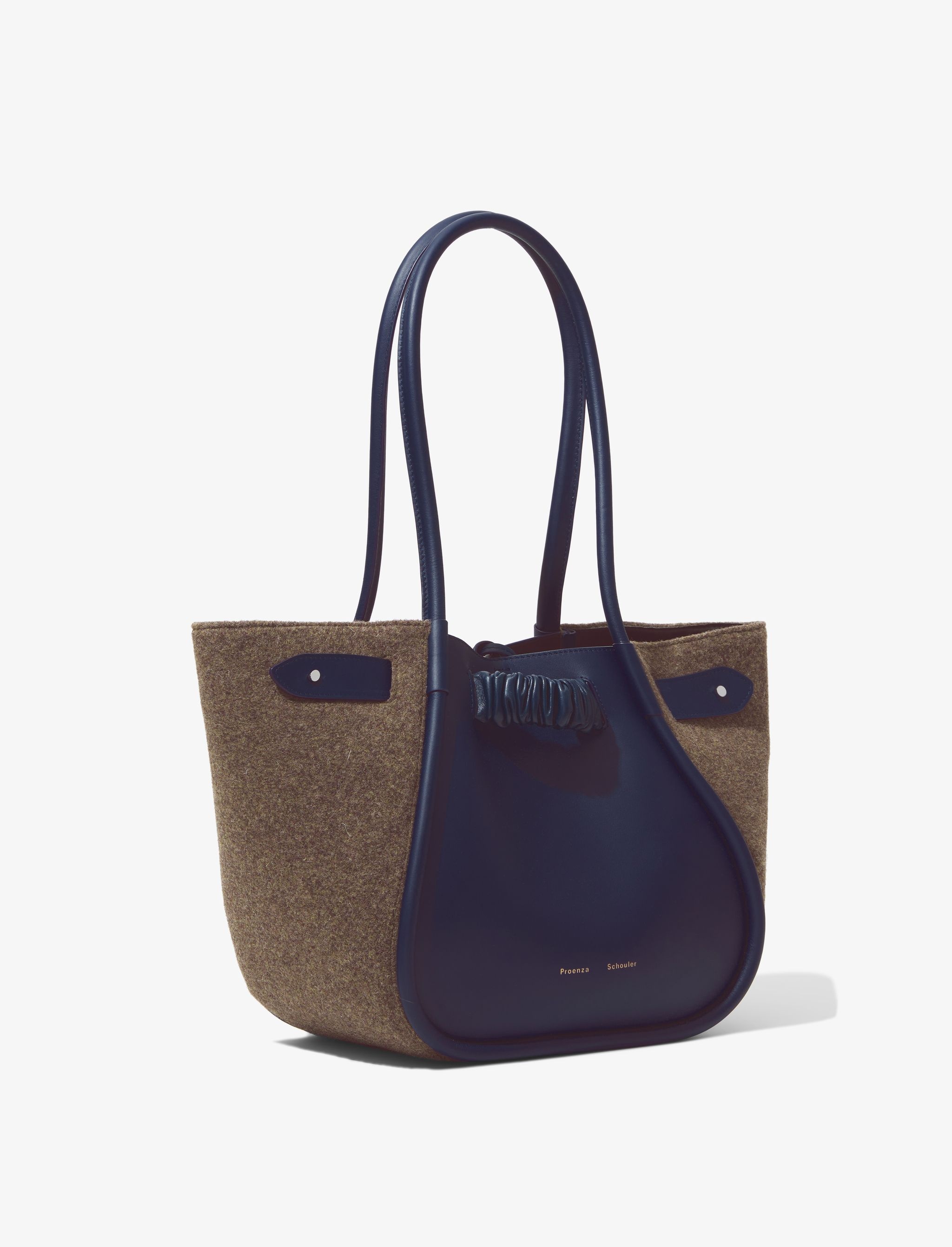 Felt Large Ruched Tote - 2
