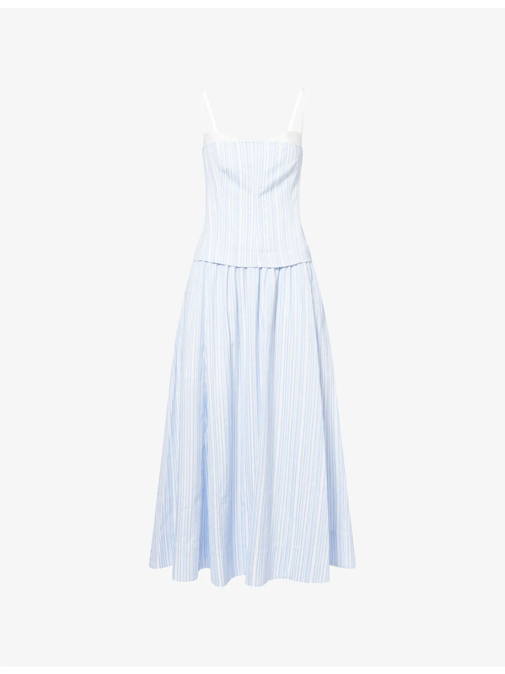 Quinlin Bustier Woven Midi Dress - 1