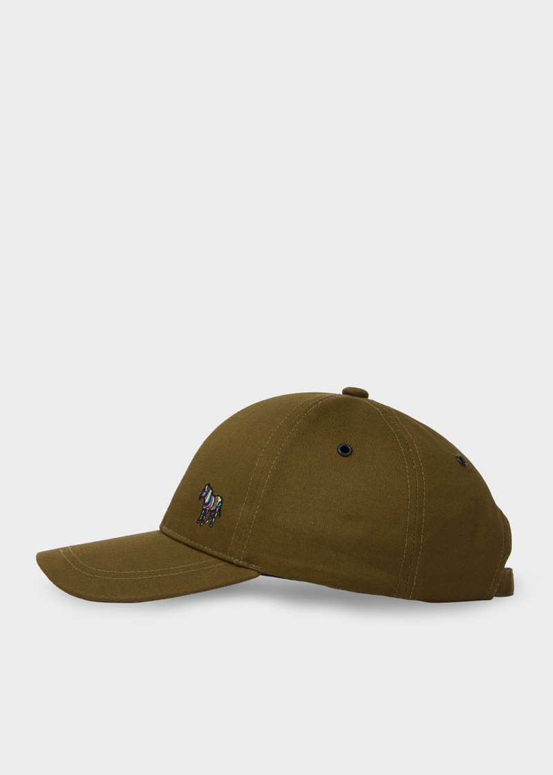 Khaki 'Zebra' Baseball Cap 1