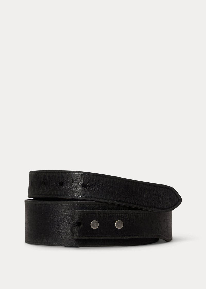 Tapered Vachetta Leather Belt Strap 1
