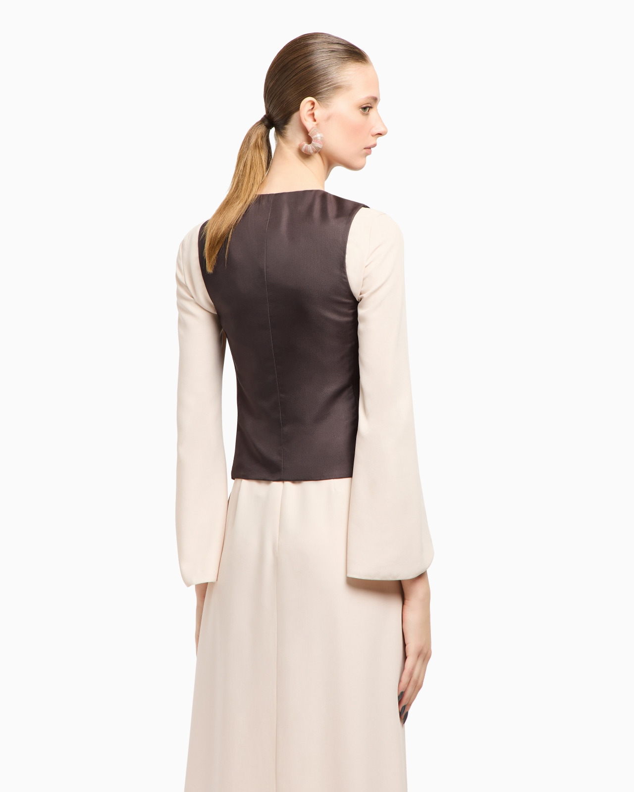 SINGLE-BREASTED WOOL WAISTCOAT - 3