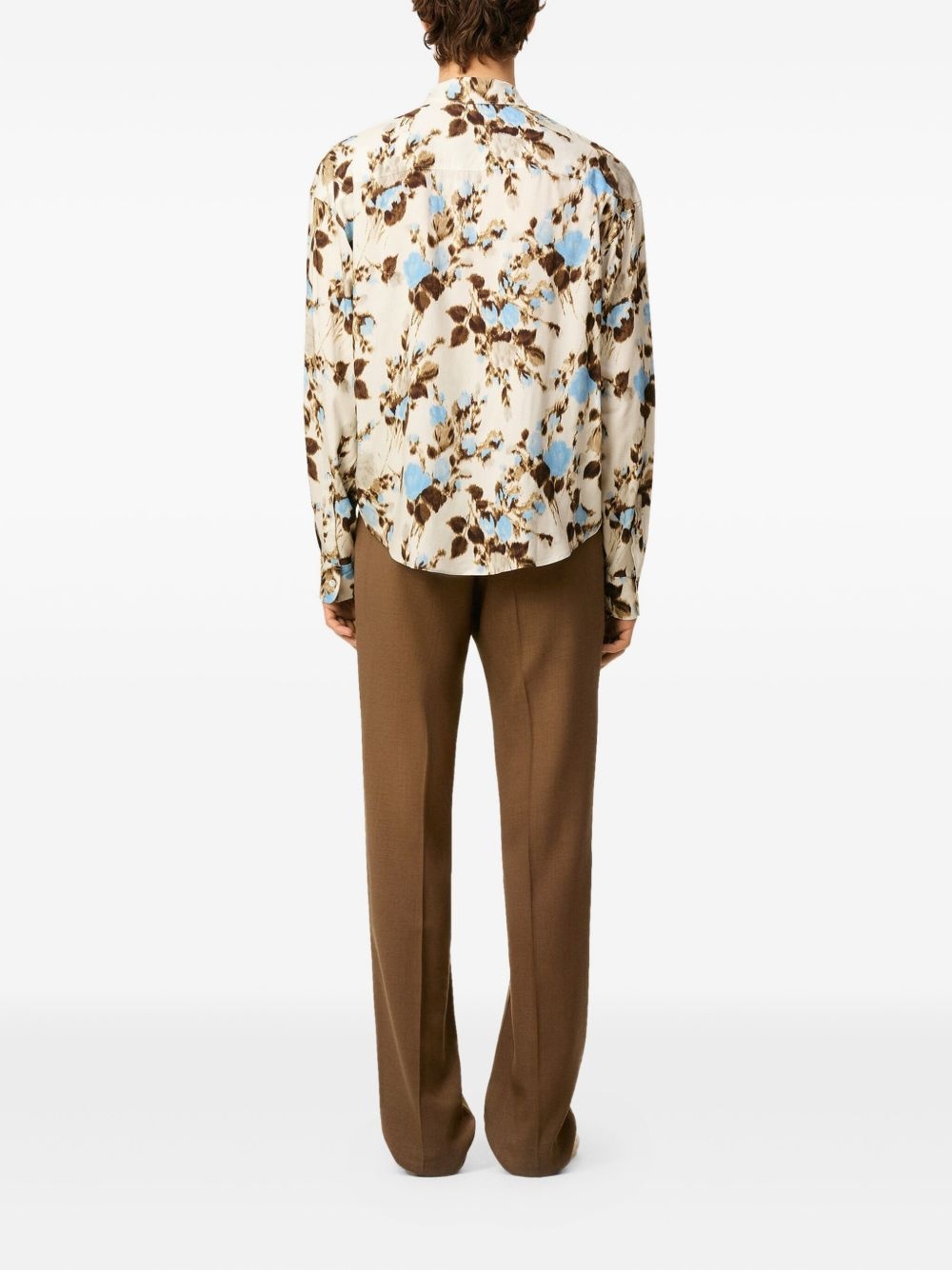 floral-print shirt - 4