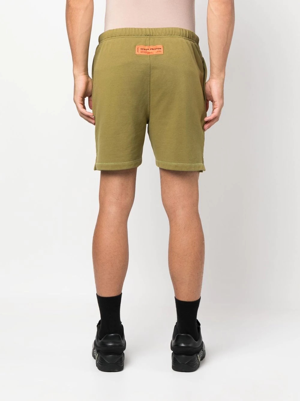 logo-patch track shorts - 4