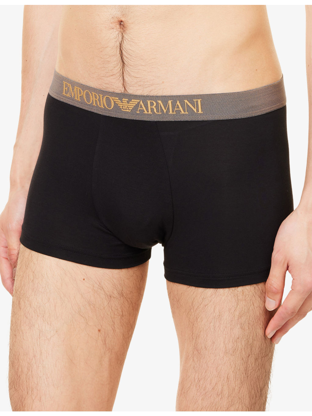 Iconic Branded Pack Of Two Stretch-Woven Trunks - 4