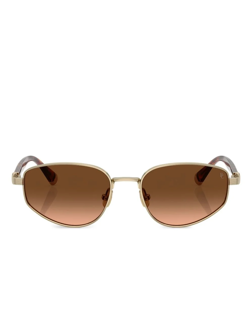 oval-frame sunglasses - 1