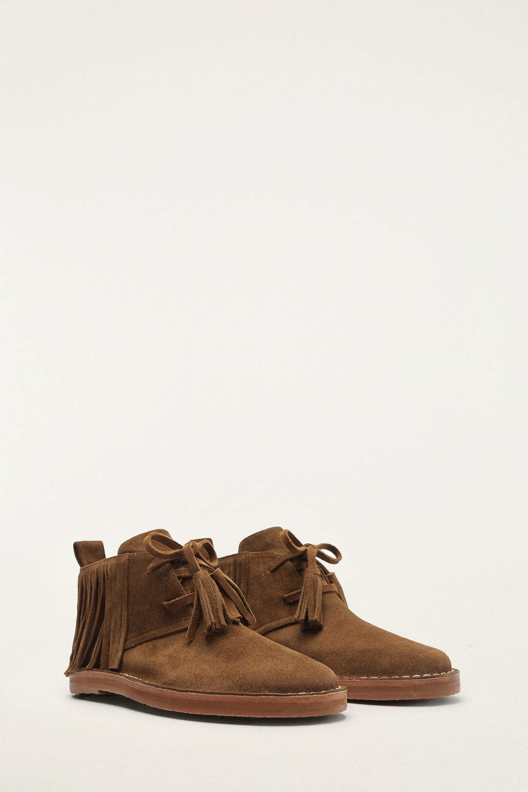 Brown Fringes Suede Desert Boot - 2