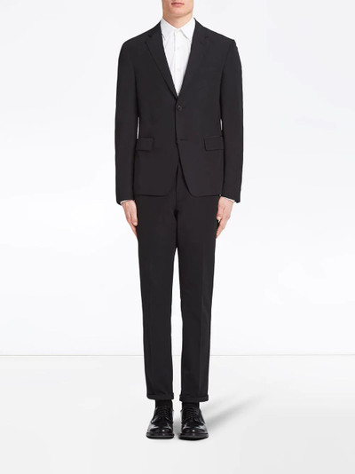 Prada technical poplin blazer outlook