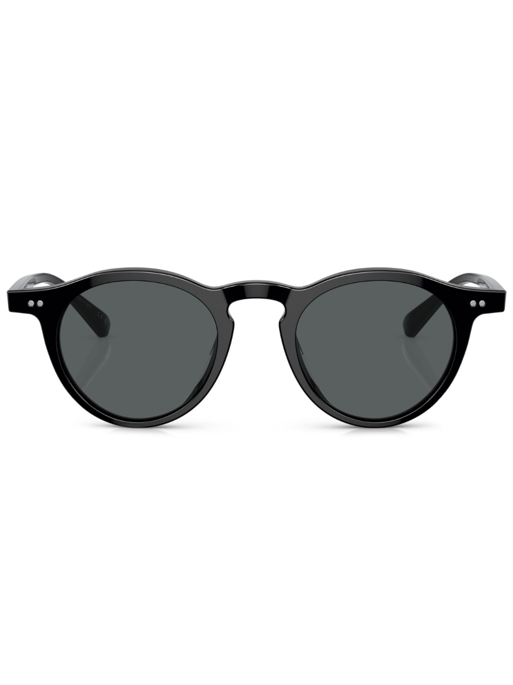 square-cut round-frame sunglasses - 1