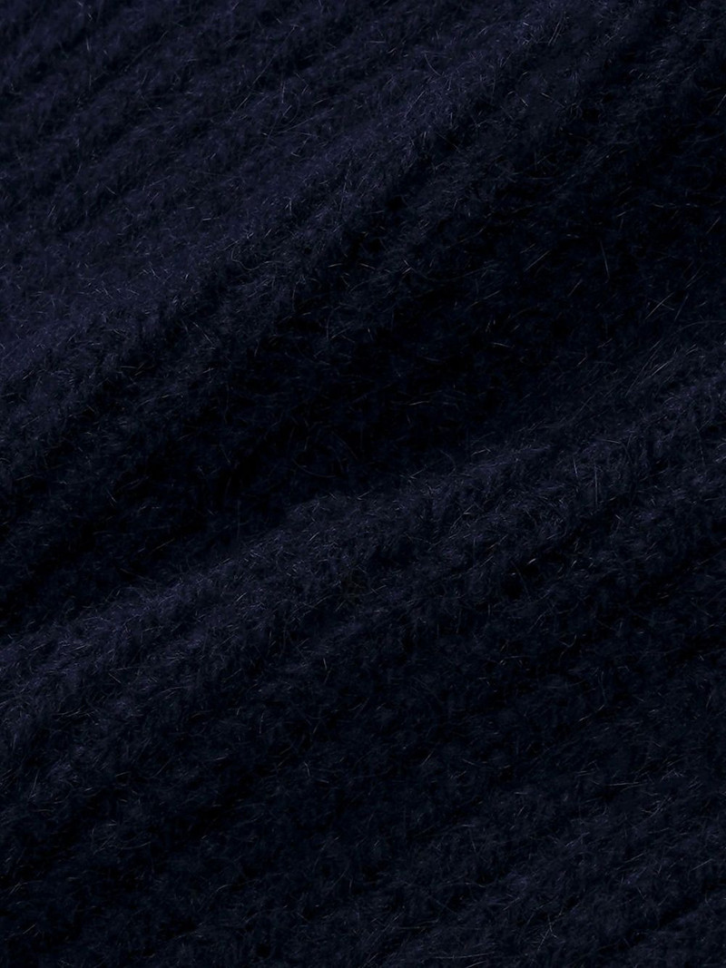 embroidered-logo beanie hat 3