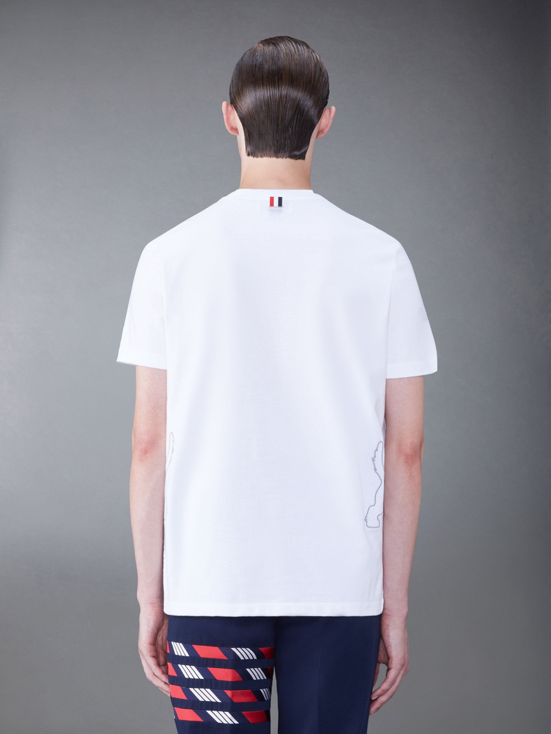 Thom Browne Festive Jersey Short Sleeve Hector Tee outlook