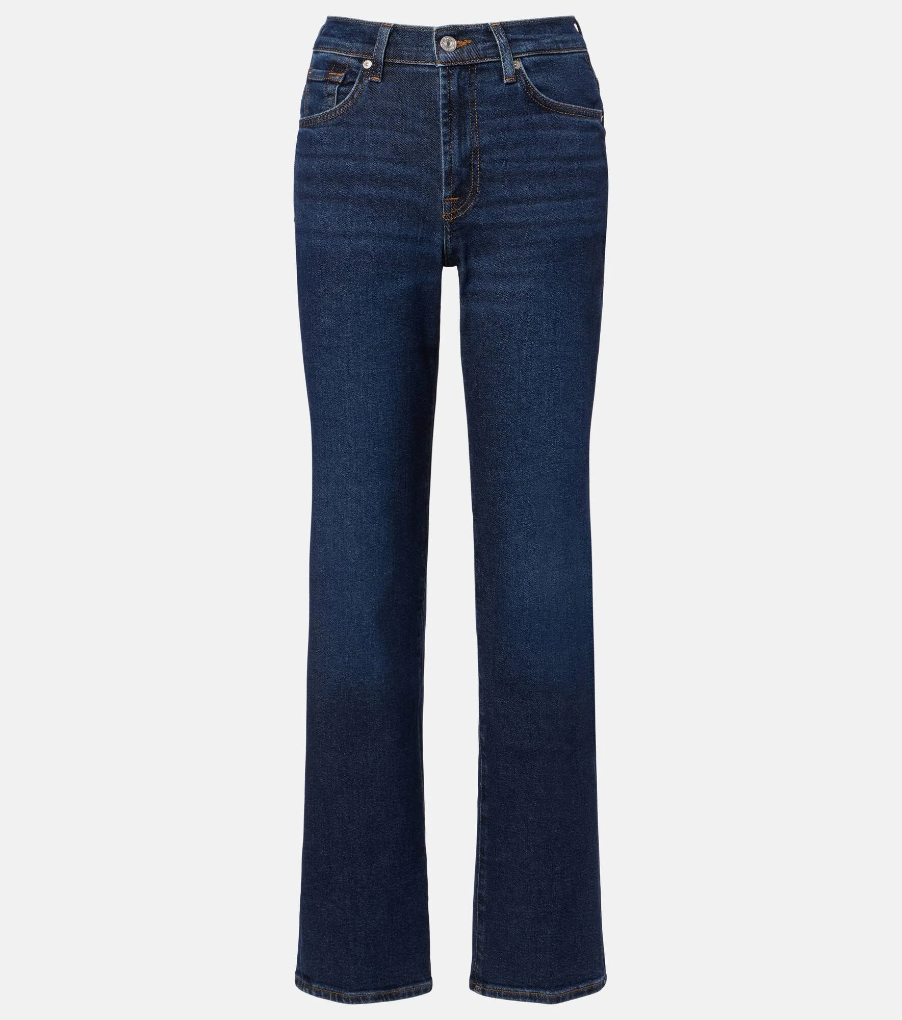 Stovepipe Straight mid-rise straight jeans - 1