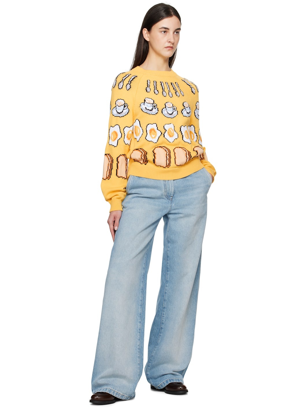 Yellow Colazione Sweater - 4