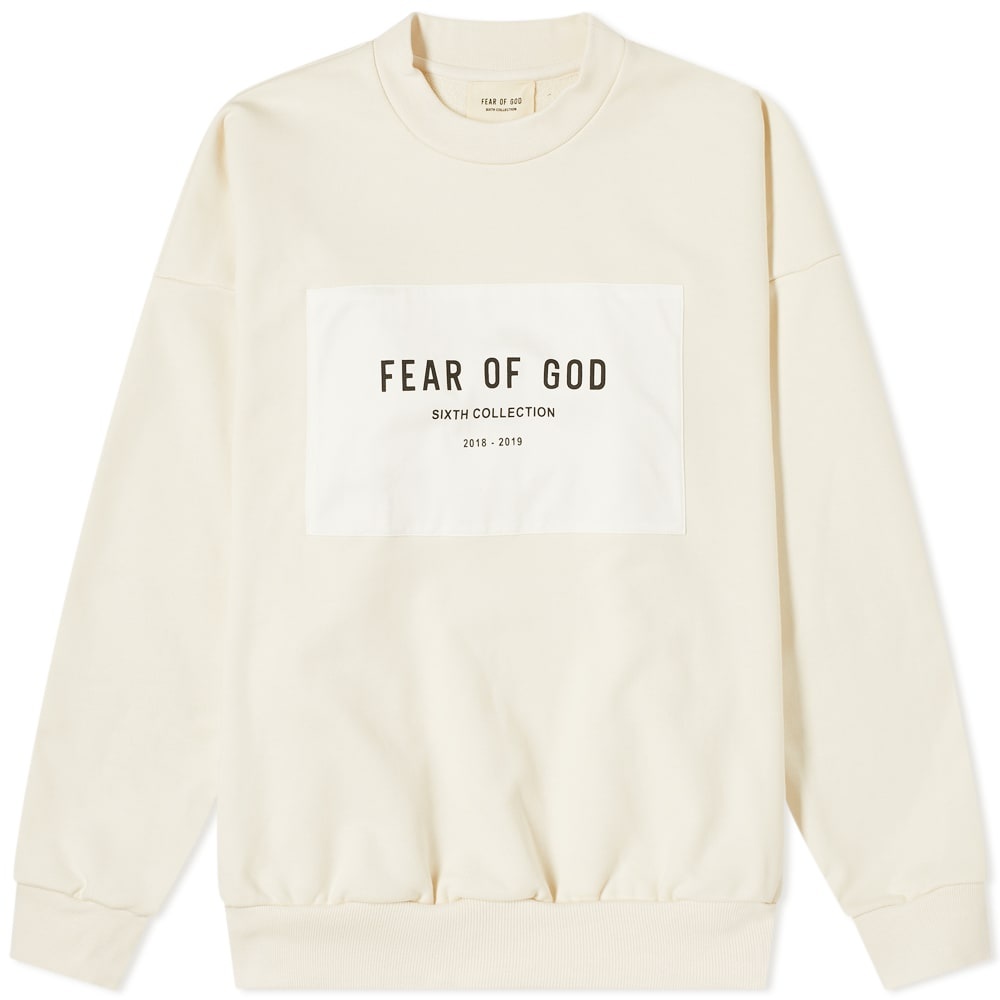 Fear of God Patch Logo Crew Sweat - 1