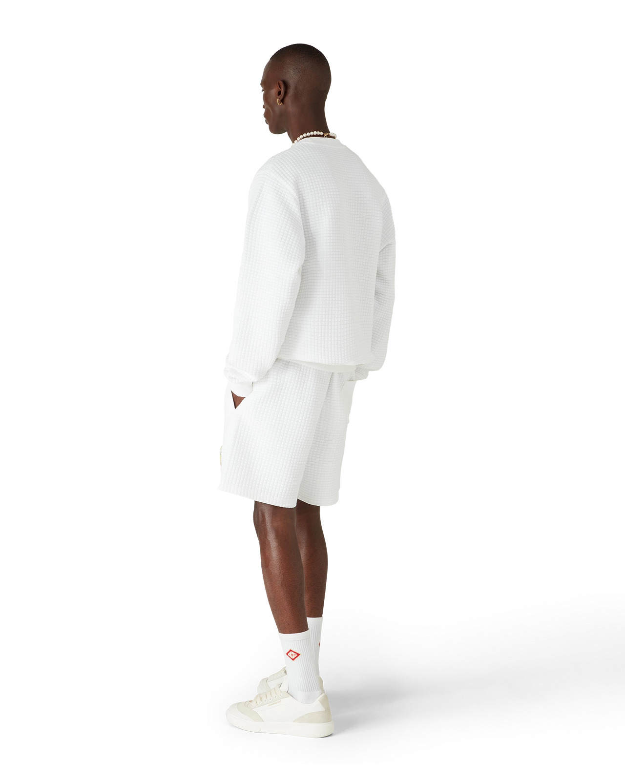 Tennis Mascot Quilted Sweatshorts | Casablanca Paris - 3