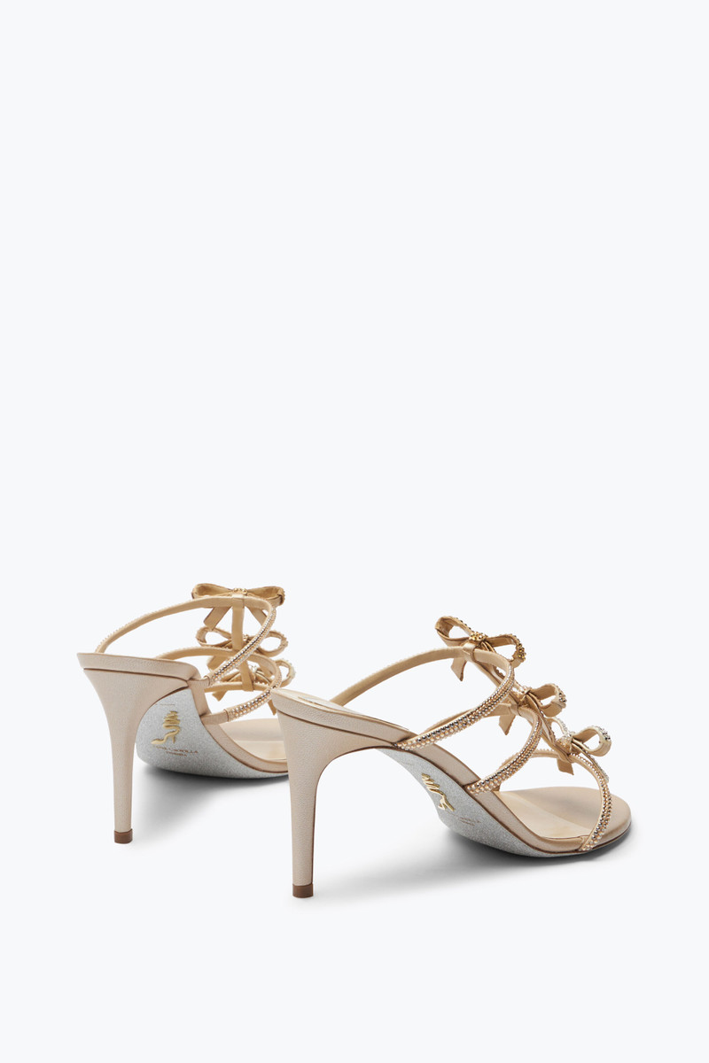 RENE CAOVILLA Caterina Champagne Slider Sandal 80 outlook