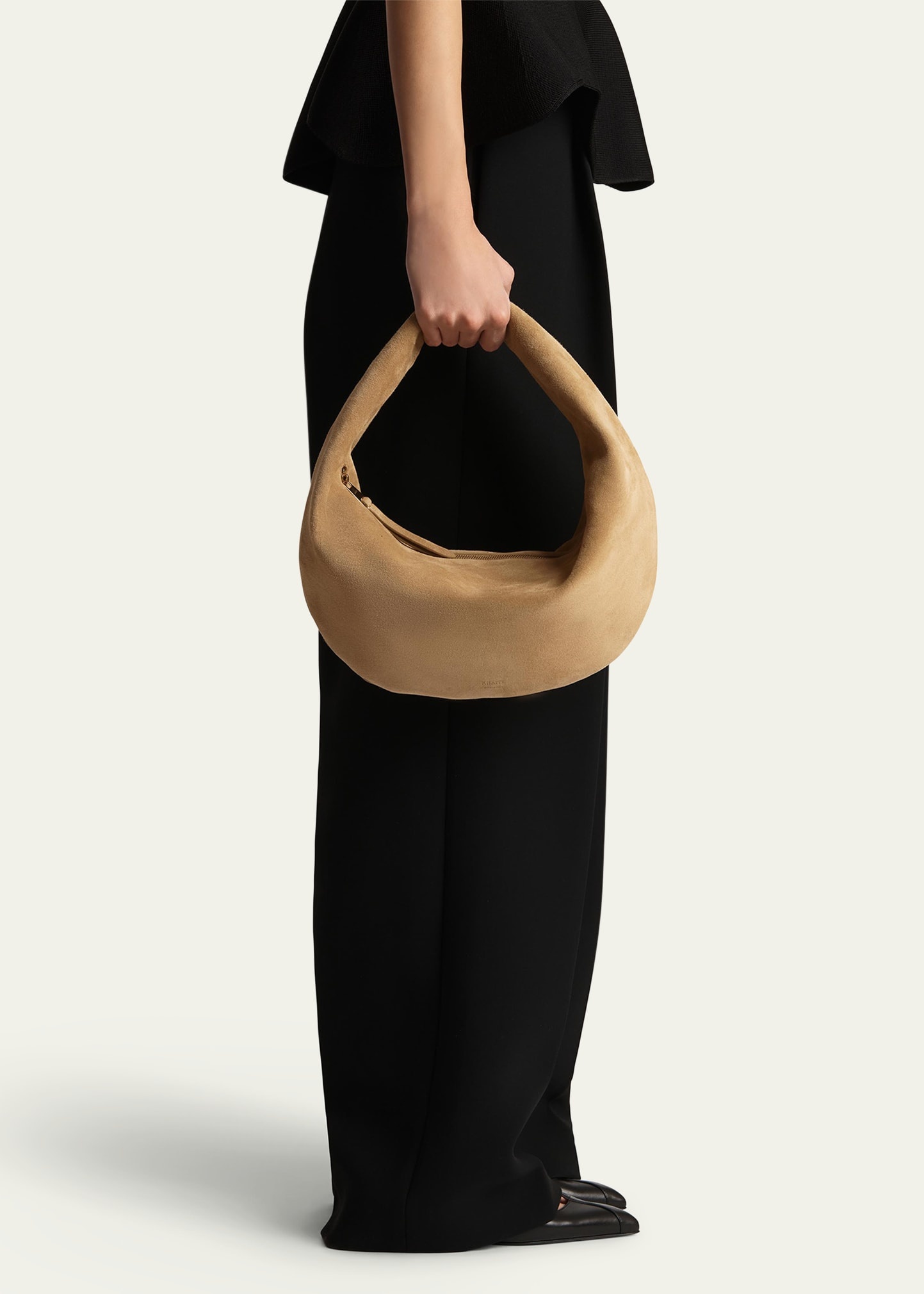 Olivia Medium Suede Hobo Bag - 2