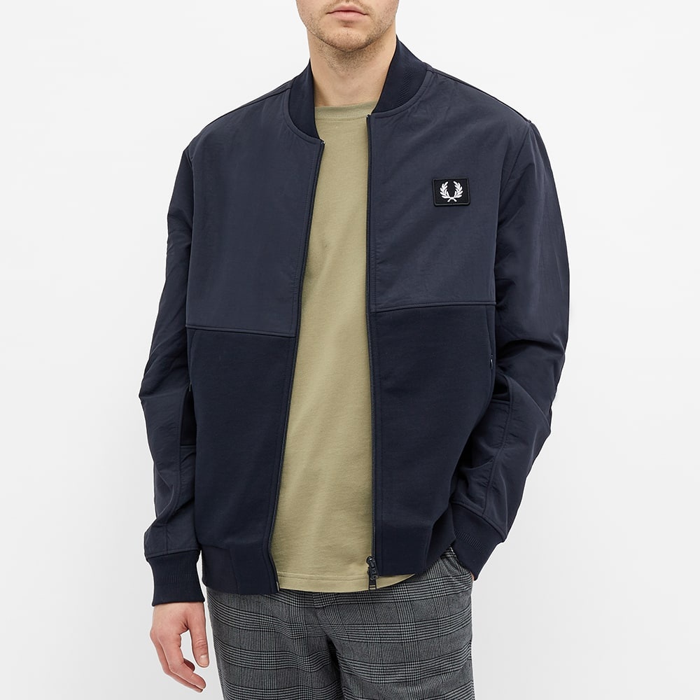 Fred Perry Authentic Woven Panel Bomber Jacket - 5